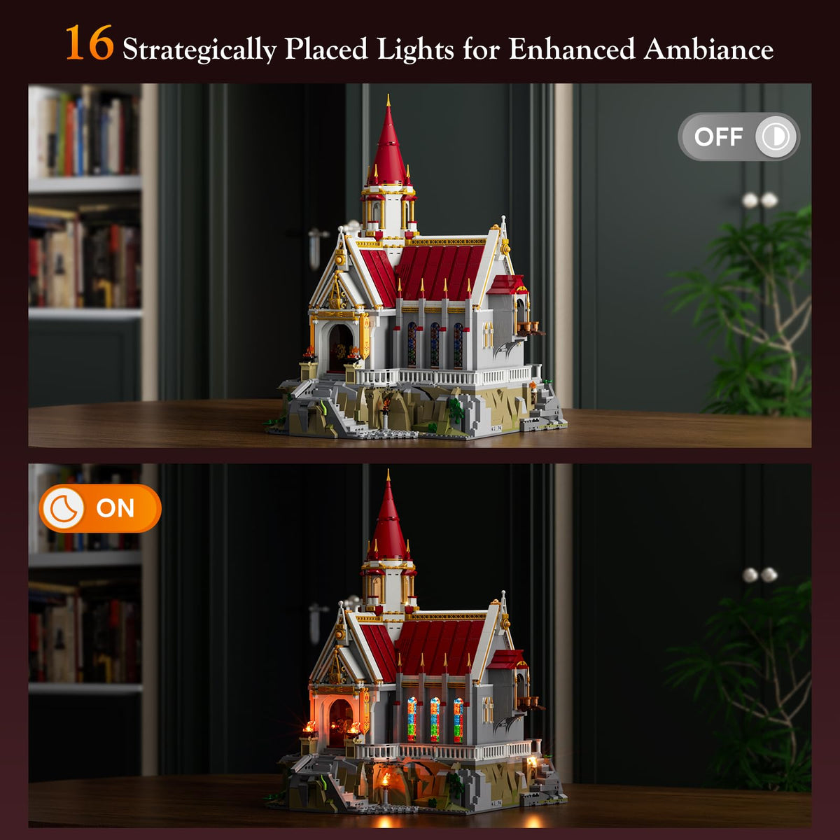 Lumibricks two-layer structure allows above and below-ground storytelling.