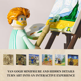 Lumibricks Wall or tabletop display option for flexible room placement