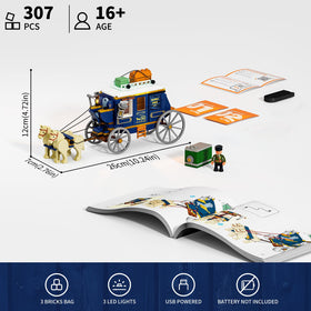 Lumibricks Western Bank Set compatibility enables expanded frontier displays.