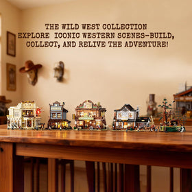Lumibricks Western-Inn detailed assembly guides for builders.