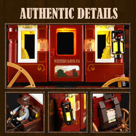 Lumibricks Western Post Office Delivery supports varied Western narratives.