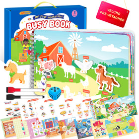 Lumikidz Montessori Busy Book cover image inviting hands-on learning