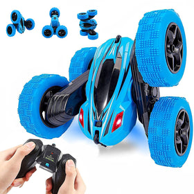 Lumiparty RC Stunt Car 4WD off-road design supports versatile terrain.