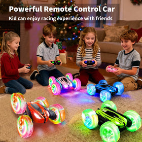 Lumiparty durable plastic body with anti-shock tires for rugged play.