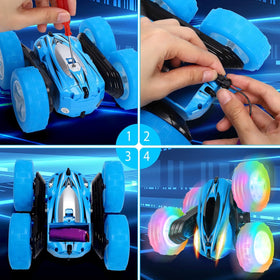 Lumiparty four-pack gift-ready box for budding racers.