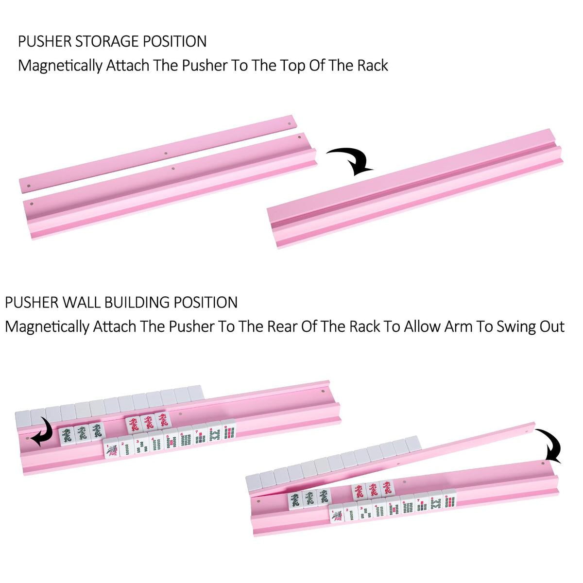 LUMIVIA rack length 19.68 inches provides ample tile storage