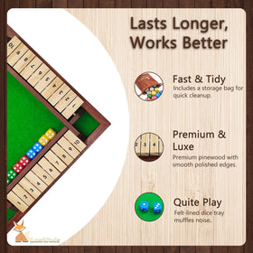 LumWuds fine hardwood finish adds timeless style to any table.
