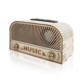 LumWuds STEM Bluetooth speaker chassis ready for teen assembly, boosting hands-on skills.