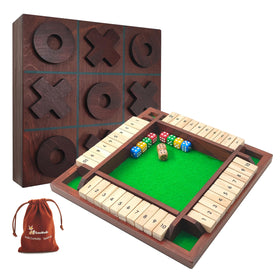 LumWuds wooden tic tac toe board for family game nights and friendly matches.