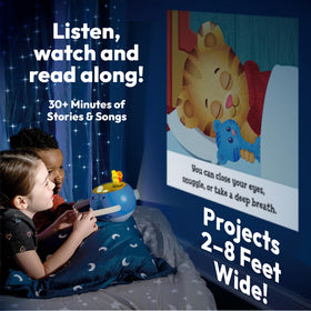 Luna StoryTime owl projection creates a calming bedtime visual for kids.