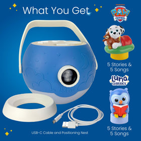 Luna StoryTime with five Paw Patrol stories to spark imagination