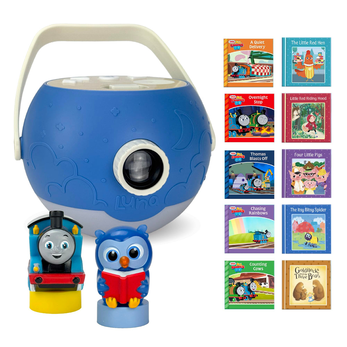 Thomas projections from Luna StoryTime illuminate bedtime stories with Thomas & Friends visuals