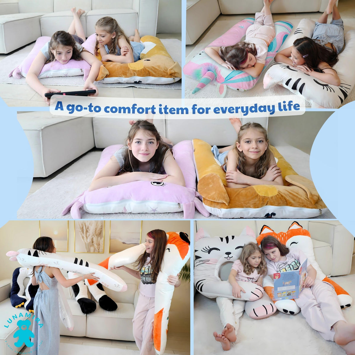 LUNAMIRA Axolotl design emphasizes safety and playful style for kids.