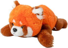 Lunapuer Snugglekid Red Panda travel buddy makes trips comforting and compact.