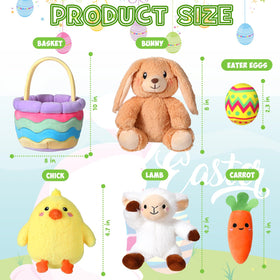 Lunmon plush bunny for soft cuddles and decorative centerpieces.