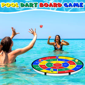 Lunmon Pool Dart Game Set adds water-based competition for family fun.