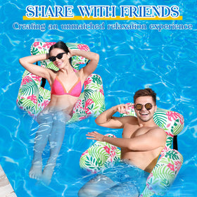 Lunmon tropical leaf pattern adds vibrant style to pool days.
