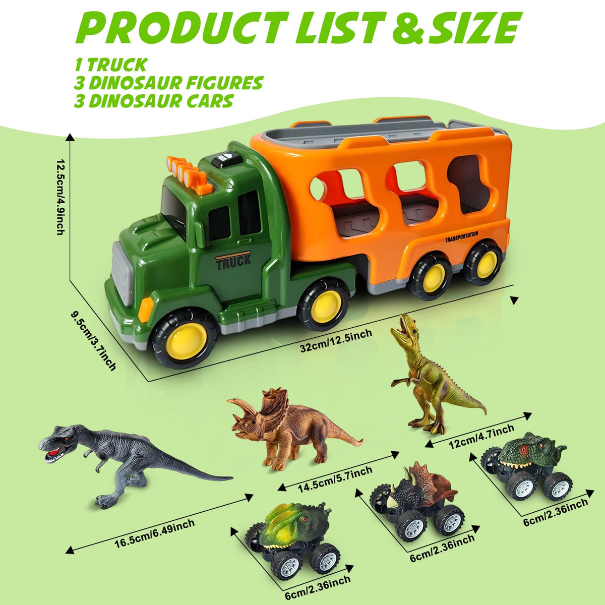 Lunoppy three dinosaur figures for interactive preschool dinosaur adventures.