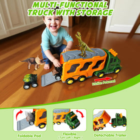 Lunoppy truck head moves for more realistic loading play.