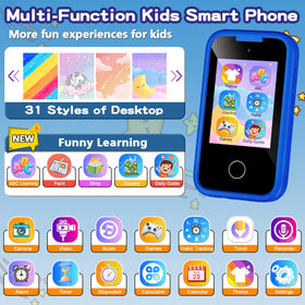 Luoba Kids Phone 2.8-inch touchscreen highlights portable learning on the go.