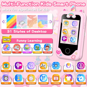 Luoba kids phone dual camera enables fun selfies.