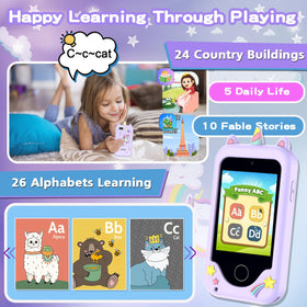 Luoba Kids Smart Phone puzzle games; boosts logical thinking through engaging challenges.