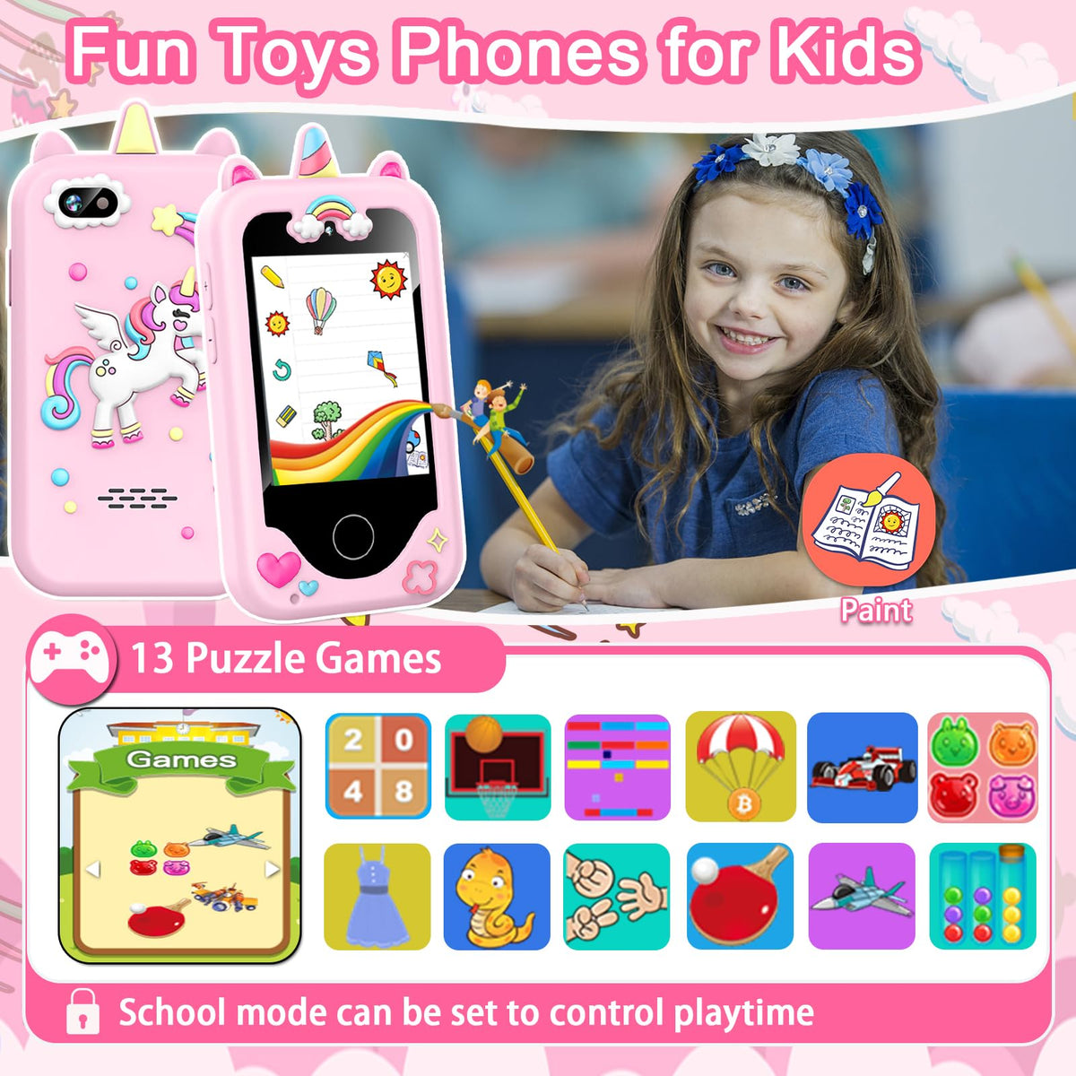 Luoba silicone case keeps the device drop-proof during play.