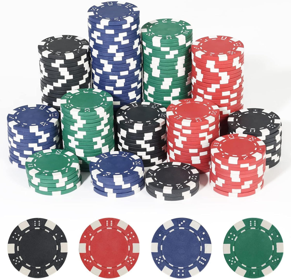 LUOBAO 11.5g casino chips bulk for authentic weight and casino feel