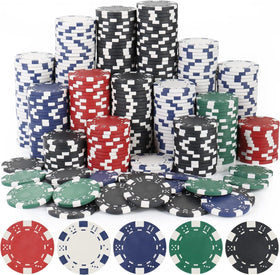 LUOBAO 11.5g poker chips for authentic casino feel and precise balance.