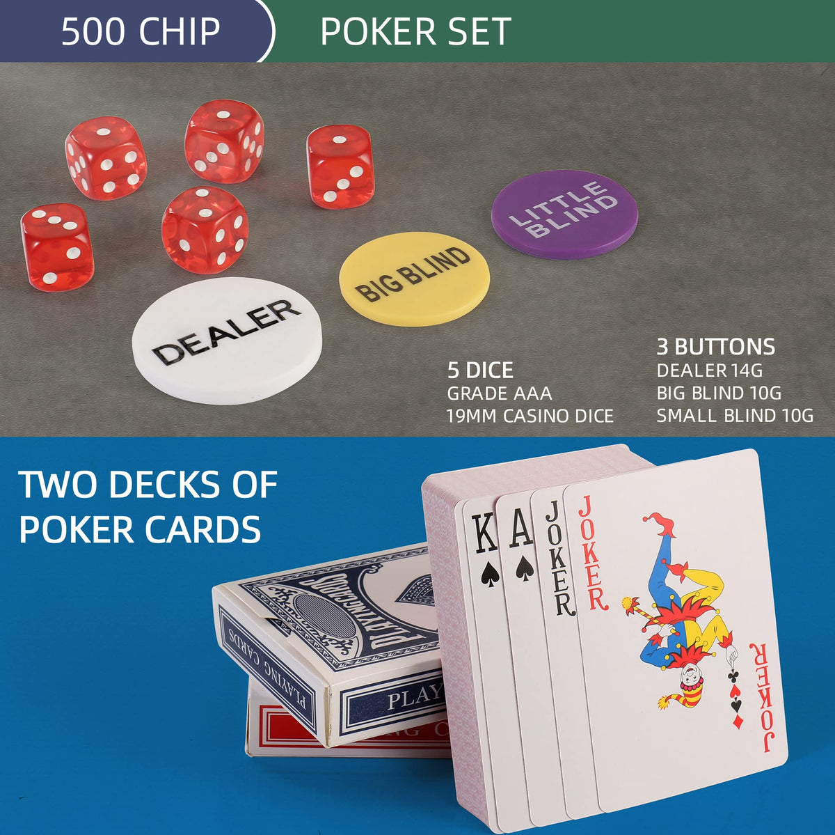 LUOBAO clay-textured chips feel like real casino play