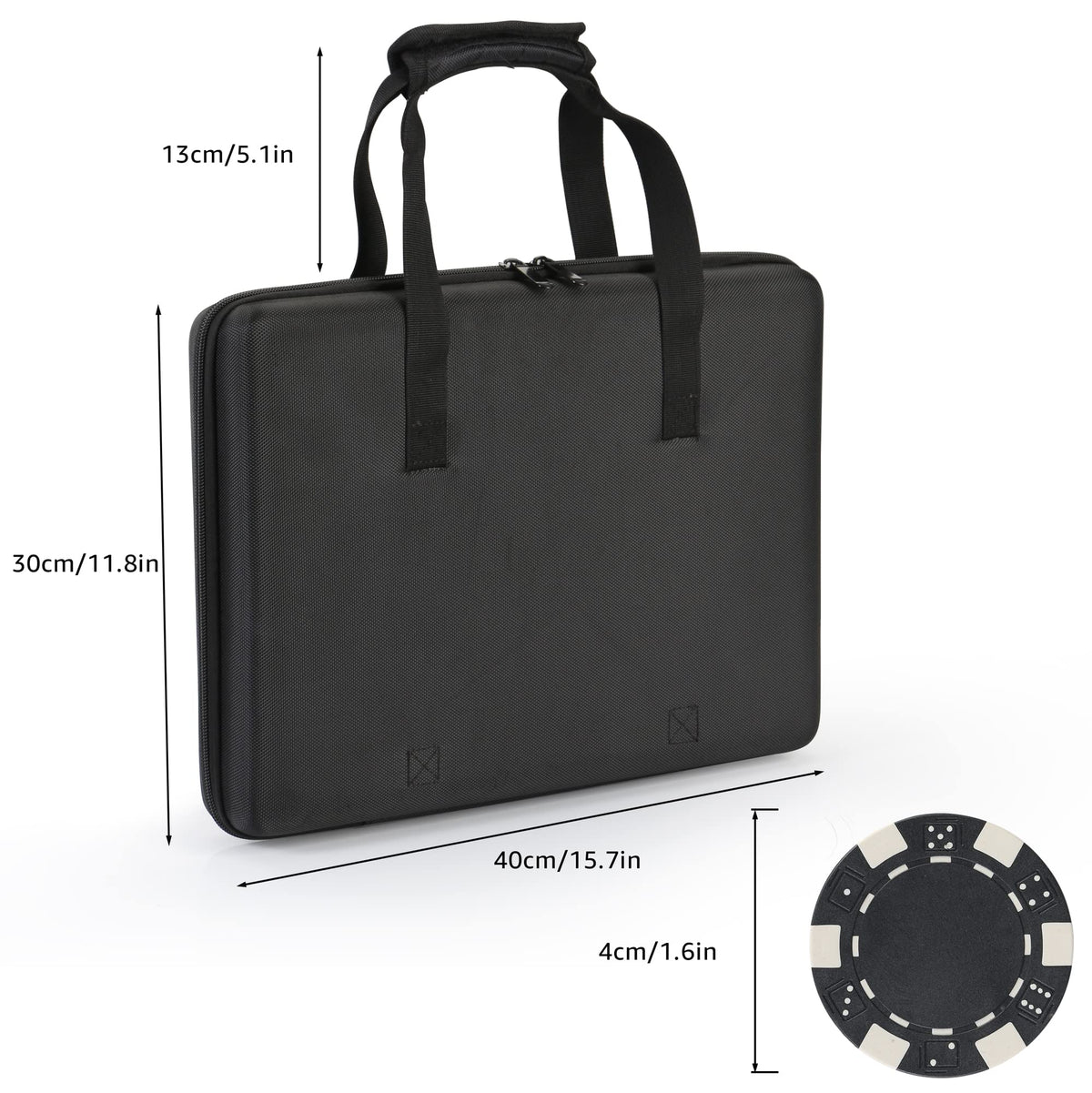 LUOBAO Texas Hold'em setup with casino-style clay chips