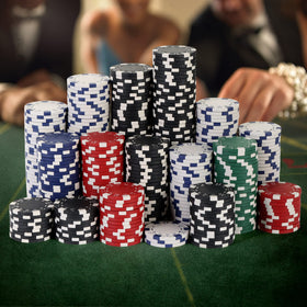 LUOBAO tournament-friendly poker chips for fast-paced play.