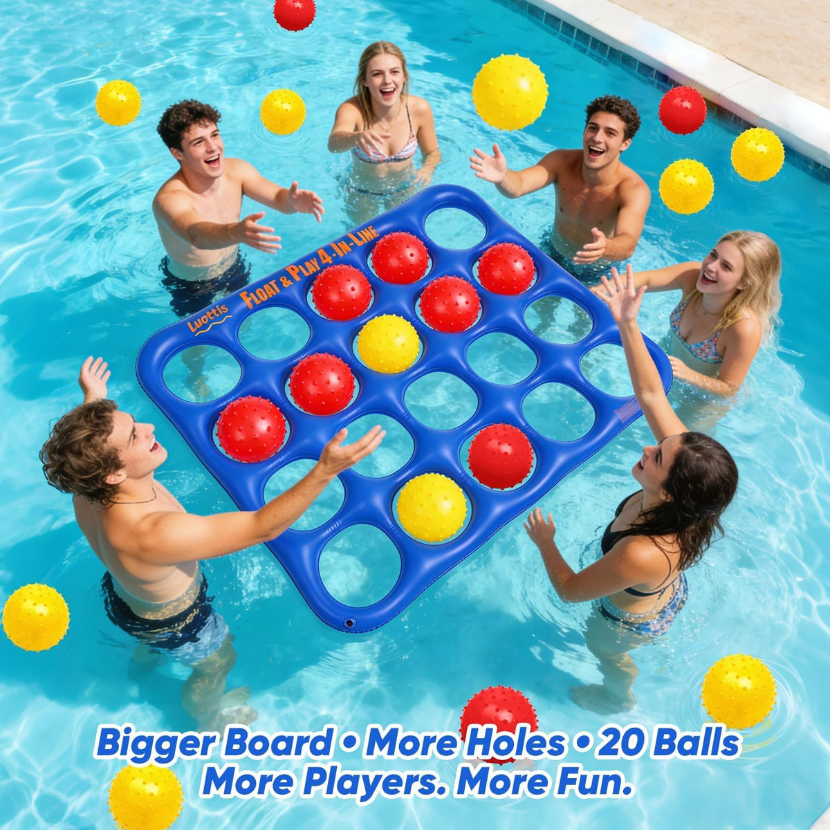 Luottis 20 anti-slip balls with raised grip for wet hands