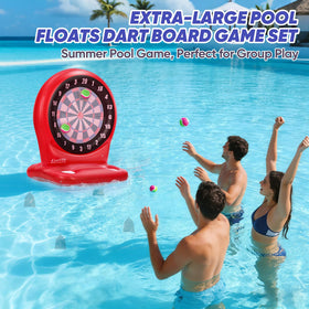 Luottis anchor ropes securing the board during pool play.