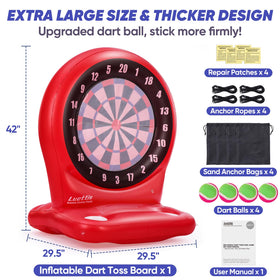 Luottis durable PVC construction designed for long-lasting summer fun.