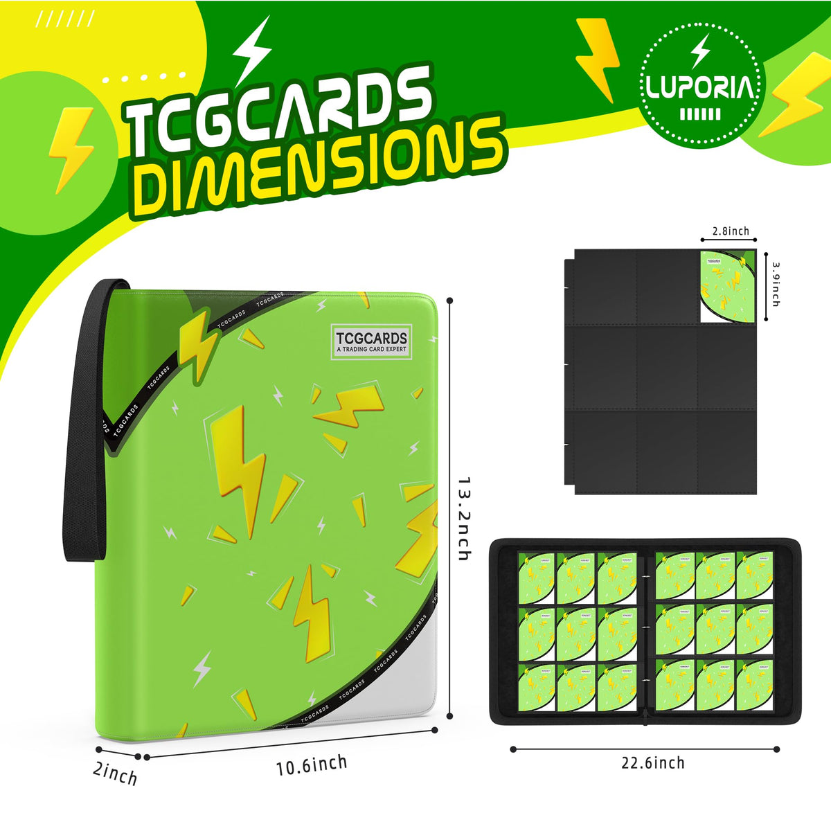 Luporia removable sleeves pack shown for expanding your collection