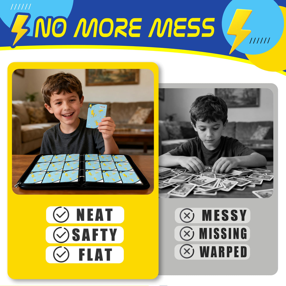 Luporia blue binder makes a gift-ready option for collectors.