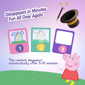 LUPPA Gift-ready packaging featuring Peppa Pig water doodle mat.