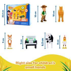 LUPPA La Granja de Zenon farm playset packaging image shows complete set