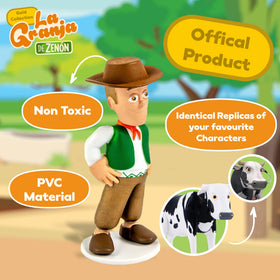 LUPPA La Granja de Zenon Percheron figure supports cooperative pretend farming