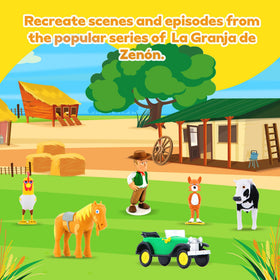 LUPPA La Granja de Zenon Vaca Lola figure adds bright color to play