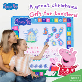 LUPPA Peppa Pig motif attracts kids during creative time.
