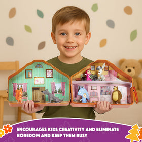 LUPPA Masha and the Bear hand-painted characters highlight artisanal quality.