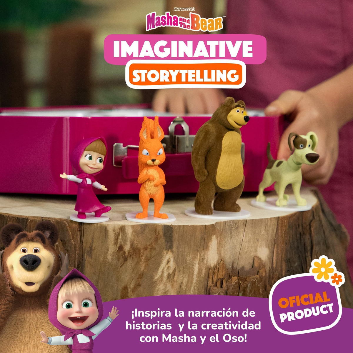 LUPPA Rabbit figure compact for portable playdates and tidy toy sets