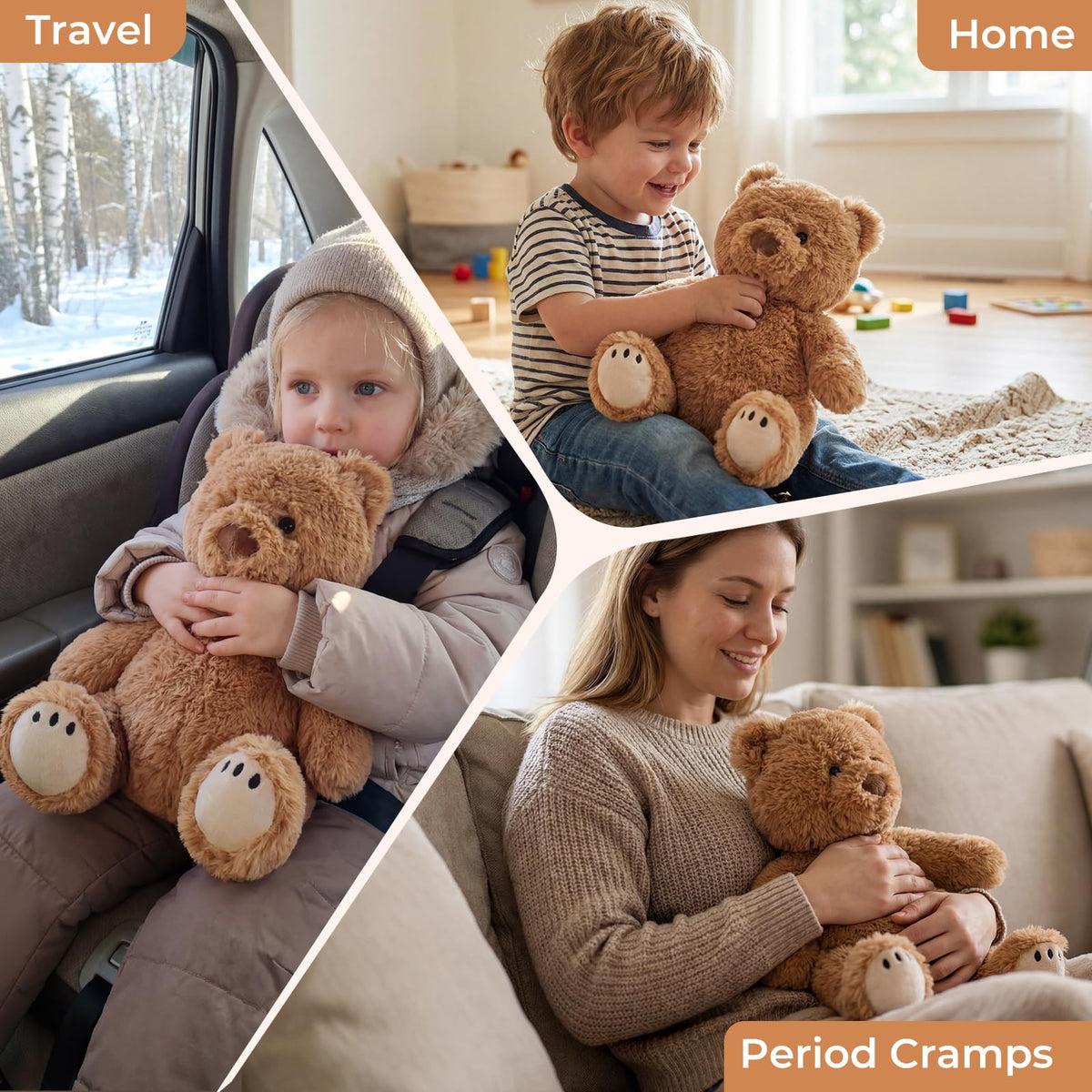 LURKOMEMO teddy used as a cooling therapy compress