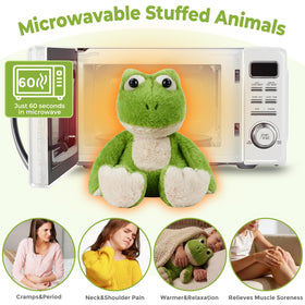 LURKOMEMO soft weighted frog plush promotes relaxation and comfort
