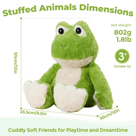 LURKOMEMO lavender scented frog plush provides calming aroma