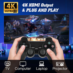 Lurmgm Retro Console two-player wireless controllers enable shared play