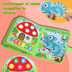 Lurui Farm Busy Board animal feeding inspires role-play and cognitive development.