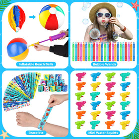 Luucio pool party favors bubble wands create bubbly fun for kids.